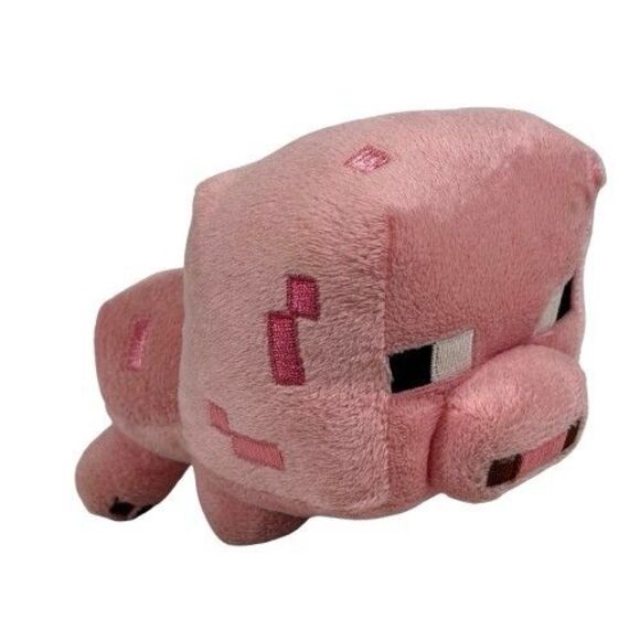 Minecraft Plush Lot Creeper Pig Skeleton + Water Bottle Ocelot Cat Figure & More - Picture 5 of 16